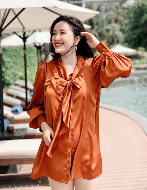 Bảo Thy ăn mặc thế nào mà 9 tháng 10 ngày mang thai không ai biết? - Ảnh 6. Bảo Thy ăn mặc thế nào mà 9 tháng 10 ngày mang thai không ai biết? - Ảnh 6.
