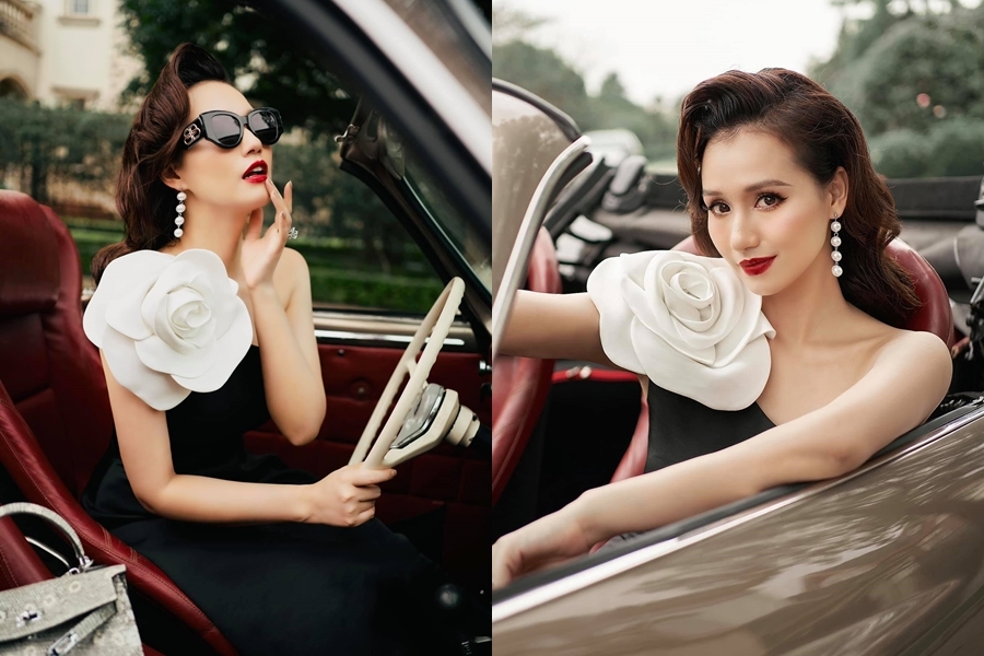 Thời trang rất 'chất' của diễn viên đại gia Lã Thanh Huyền - Ảnh 4. Thời trang rất 'chất' của diễn viên đại gia Lã Thanh Huyền - Ảnh 4.